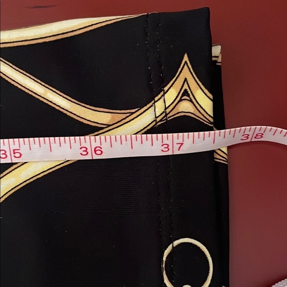 J. McLaughlin Gold and Blue Embellished Mid-Sleeve Midi Dress - Picture 14 of 14